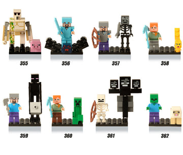Minecraft Brick Minifigure Custom Set Series 2